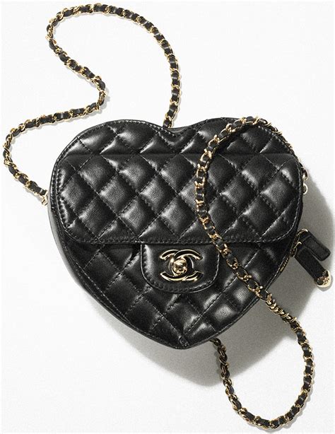 chanel bag with heart|chanel heart bag 2022.